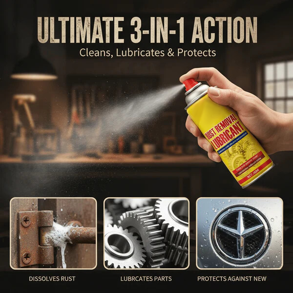 ⏳🏆Anti-Rust Lubricant Spray & Rust Remover | 🔥Buy 1 Get 1 Free🔥 Main image
