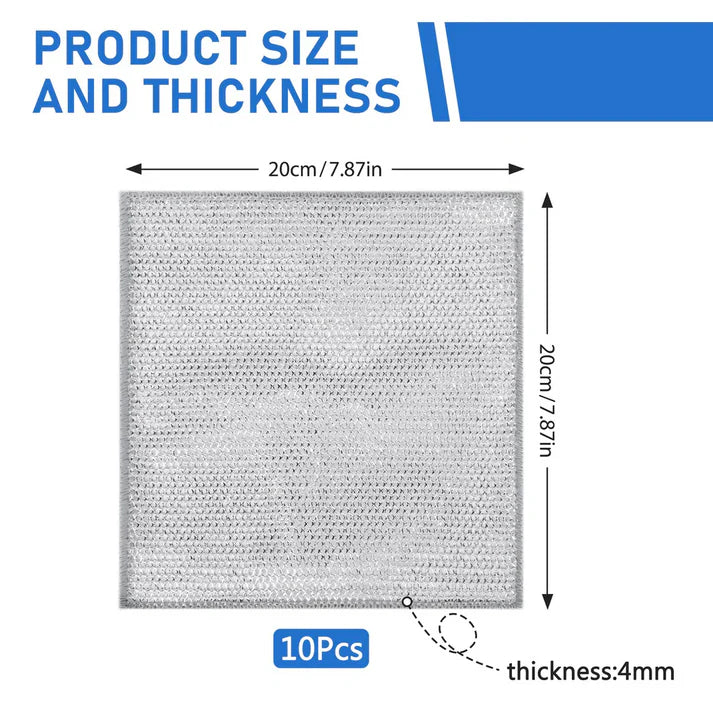 All-in-One Cleaning solution-Non Scratch Wire Dishcloth | Pack of 10