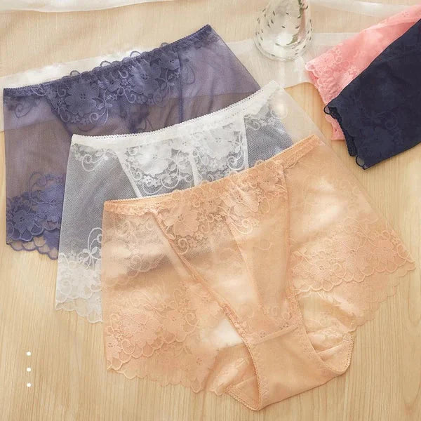 💋Handmade silk lace panties😍 | Pack of 4