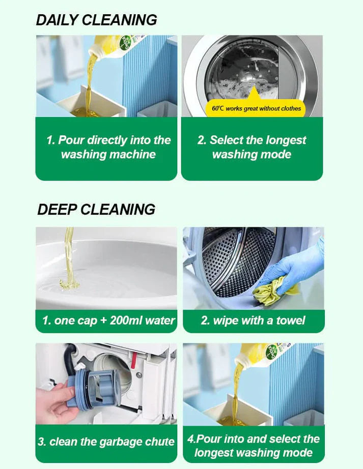 ⏳New Limited Time Sale 50% Off 💥Liquid Antibacterial Washing Machine Cleaner Secondary image