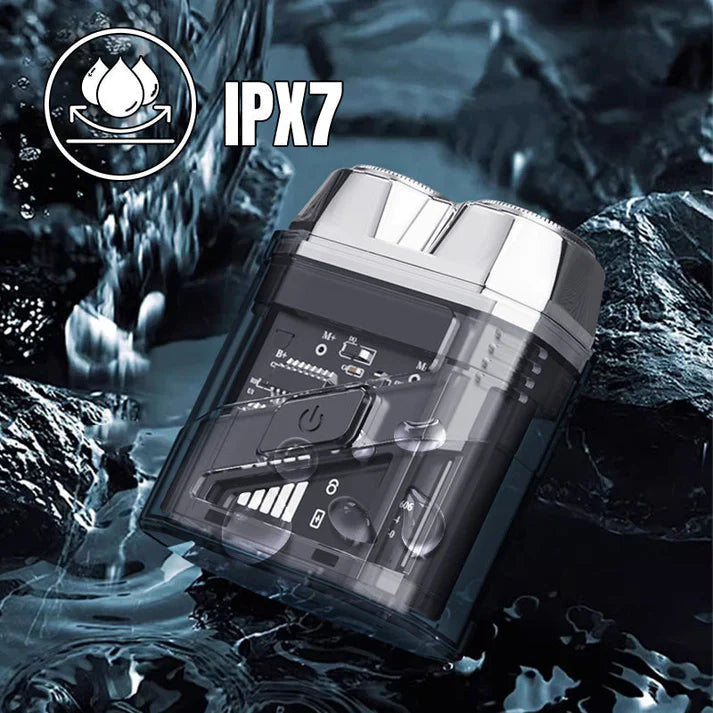 Transparent Mini Electric Shaver - IPX7 Waterproof Secondary image